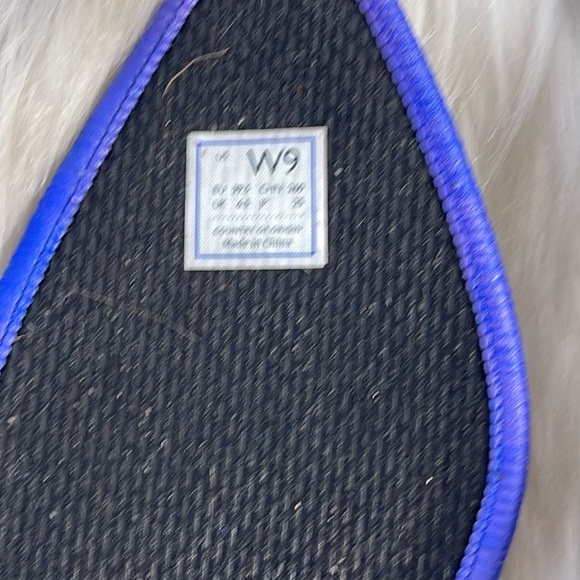 Rothy's The Point Black/Blue Trim Ballet Flats Sz 9 - Picture 8 of 9